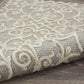 HomeRoots 2' x 10' Natural and Gray Indoor Outdoor Runner Rug