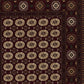 HomeRoots 2' x 10' Red Eclectic Geometric Pattern Runner Rug