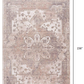 HomeRoots 2' x 13' Beige Classic Medallion Runner Rug