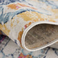 HomeRoots 2' x 13' Gold and Ivory Distressed Tribal Runner Rug