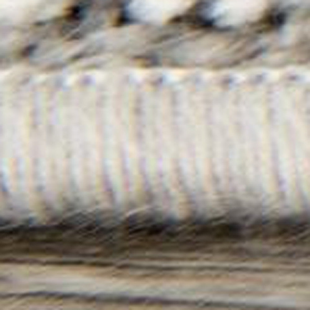 HomeRoots 2' x 13' Gray Abstract Pattern Runner Rug