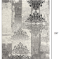 HomeRoots 2' x 13' Gray Faded Filigree Pattern Runner Rug