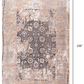 HomeRoots 2' x 13' Gray Washed Out Persian Runner Rug