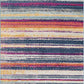HomeRoots 2' x 13' Multicolor Irregular Striped Runner Rug