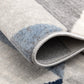 HomeRoots 2' x 13' Navy Blue Geometric Diamond Runner Rug