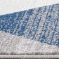 HomeRoots 2' x 13' Navy Blue Geometric Diamond Runner Rug