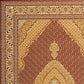 HomeRoots 2' x 13' Red and Beige Medallion Runner Rug