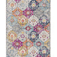 HomeRoots 2' x 13' Rust Distressed Floral Runner Rug
