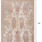 HomeRoots 2' x 15' Beige Faded Tribal Motifs Runner Rug