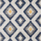 HomeRoots 2' x 15' Blue and Gray Kilim Pattern Runner Rug
