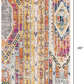HomeRoots 2' x 15' Gold and Ivory Distressed Tribal Runner Rug