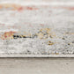 HomeRoots 2' x 15' Gray Abstract Pattern Runner Rug