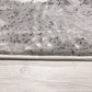 HomeRoots 2' x 15' Gray Faded Filigree Pattern Runner Rug