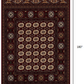 HomeRoots 2' x 15' Red Eclectic Geometric Pattern Runner Rug