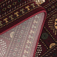 HomeRoots 2' x 15' Red Eclectic Geometric Pattern Runner Rug