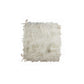 HomeRoots 2" x 16" x 16" Acrylic Plush, Microsuede And Polyfill Off White Chair Pads