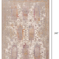 HomeRoots 2' x 20' Beige Faded Tribal Motifs Runner Rug