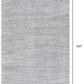 HomeRoots 2' x 20' Blue Abstract Strokes Runner Rug