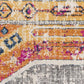 HomeRoots 2' x 20' Gold and Ivory Distressed Tribal Runner Rug