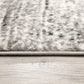 HomeRoots 2' x 20' Gray Distressed Swirls Runner Rug