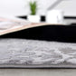 HomeRoots 2' x 20' Gray Dripping Damask Runner Rug
