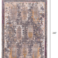 HomeRoots 2' x 20' Gray Faded Tribal Motifs Runner Rug