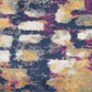 HomeRoots 2' x 20' Multicolored Abstract Painting Runner Rug