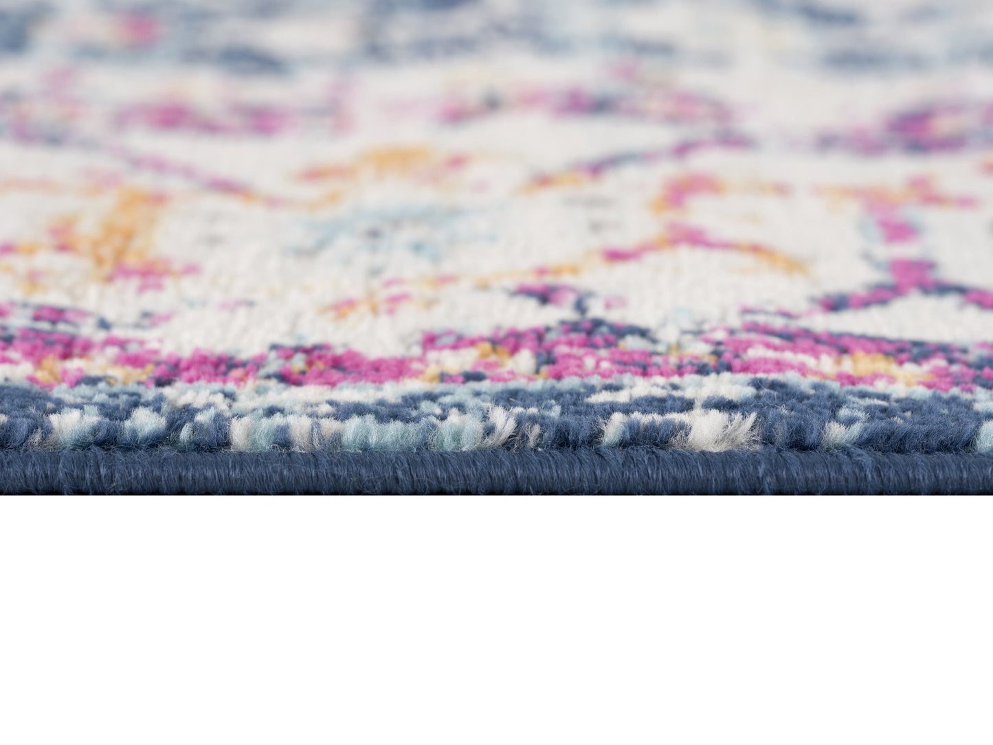HomeRoots 2' x 20' Navy Traditional Decorative Runner Rug