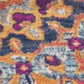 HomeRoots 2' x 20' Rustic Orange Medallion Runner Rug
