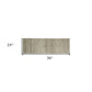 HomeRoots 2' x 3' Beige Distressed Tribal Scatter Rug