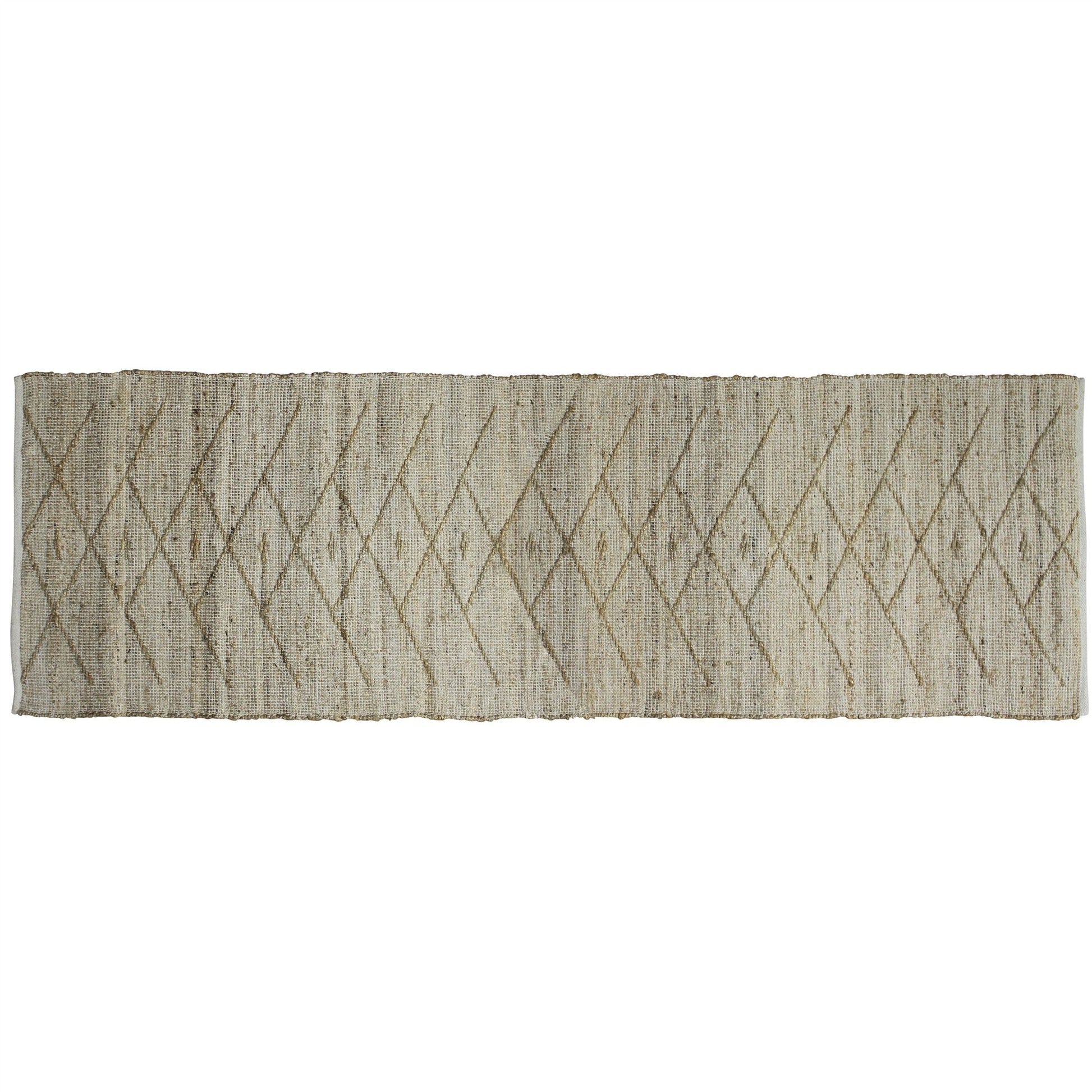 HomeRoots 2' x 3' Beige Distressed Tribal Scatter Rug