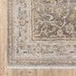 HomeRoots 2' x 3' Beige Grey Machine Woven Oriental Indoor Area Rug