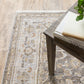 HomeRoots 2' x 3' Beige Grey Machine Woven Oriental Indoor Area Rug