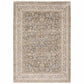 HomeRoots 2' x 3' Beige Grey Machine Woven Oriental Indoor Area Rug