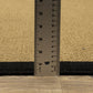 HomeRoots 2' x 3' Beige and Black Plain Indoor Outdoor Scatter Rug