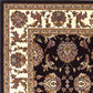 HomeRoots 2' x 3' Black Ivory Machine Woven Floral Traditional Indoor Accent Rug
