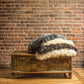 HomeRoots 2' x 3' Black New Zealand Natural Sheepskin Rug