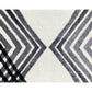 HomeRoots 2' x 3' Black and Gray Abstract Arrow Washable Floor Mat