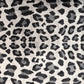 HomeRoots 2' x 3' Black and Gray Cheetah Washable Floor Mat