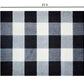 HomeRoots 2' x 3' Black and White Buffalo Check Washable Floor Mat
