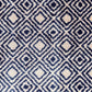 HomeRoots 2' x 3' Blue Diamond Washable Floor Mat