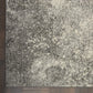 HomeRoots 2' x 3' Charcoal and Ivory Abstract Scatter Rug