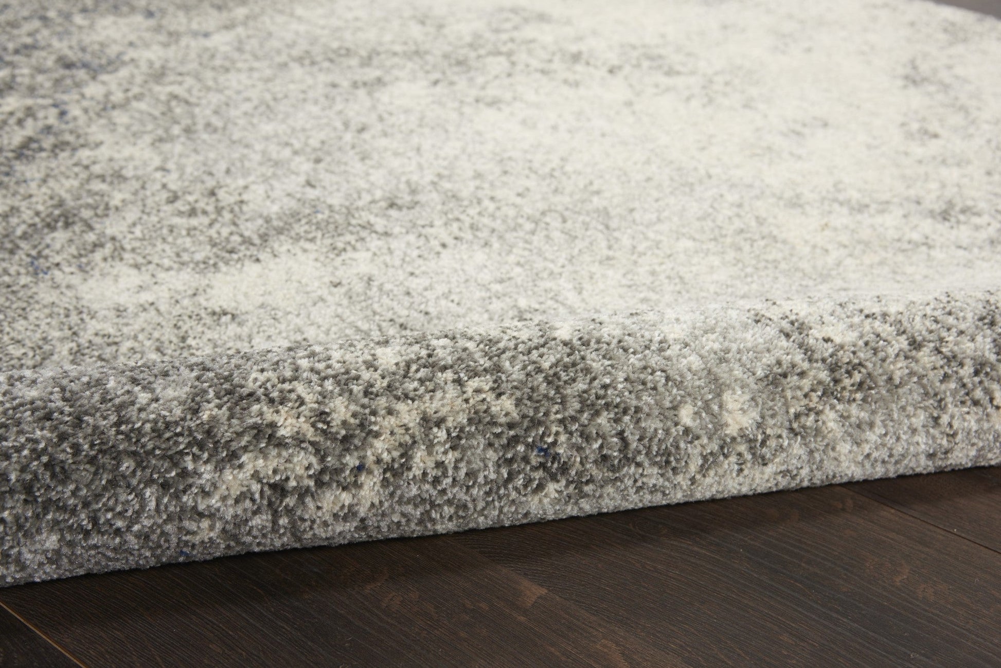 HomeRoots 2' x 3' Charcoal and Ivory Abstract Scatter Rug