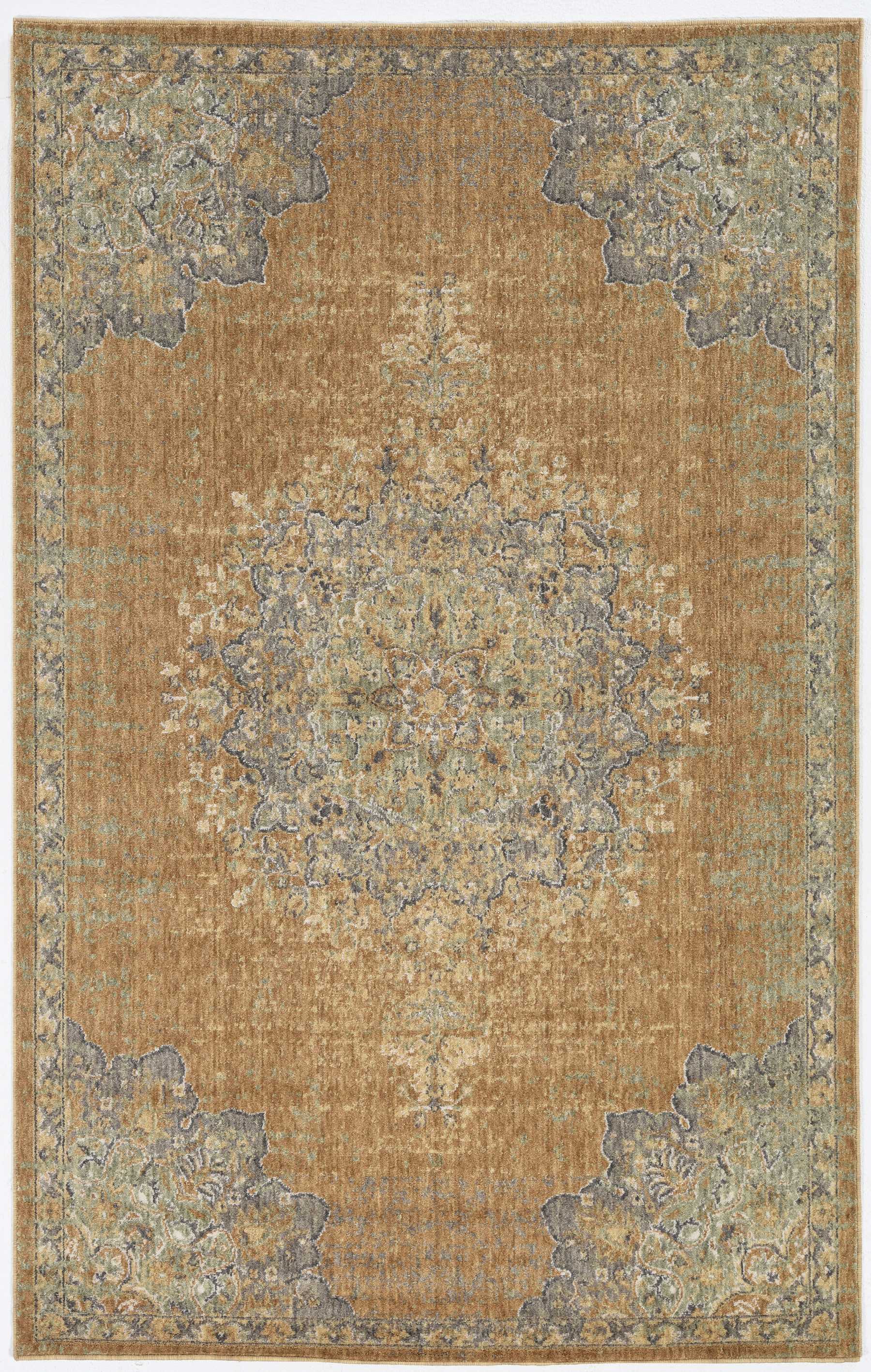 HomeRoots 2' x 3' Coffee Vintage Wool Accent Rug
