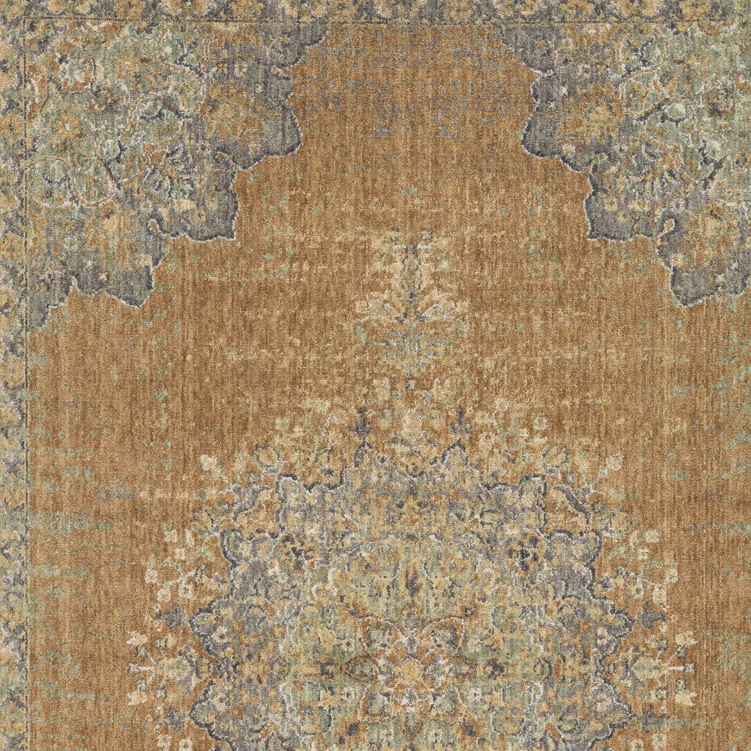 HomeRoots 2' x 3' Coffee Vintage Wool Accent Rug