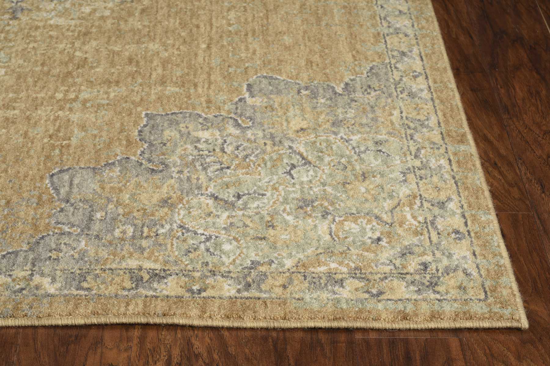 HomeRoots 2' x 3' Coffee Vintage Wool Accent Rug
