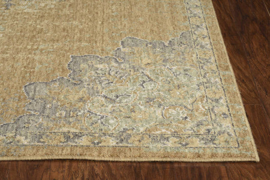 HomeRoots 2' x 3' Coffee Vintage Wool Accent Rug