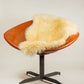 HomeRoots 2' x 3' Cream New Zealand Natural Sheepskin Rug