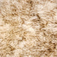 HomeRoots 2' x 3' Dark Cream New Zealand Natural Sheepskin Rug