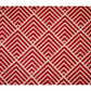 HomeRoots 2' x 3' Deep Red and Tan Arrow Geo Washable Floor Mat